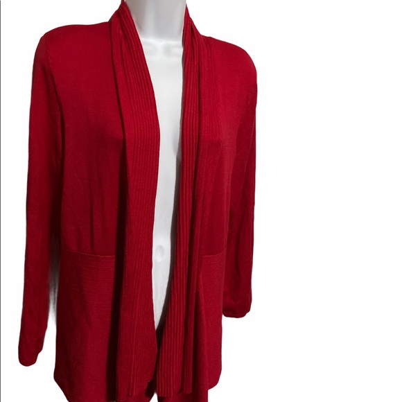 JM Collection Waterfall Cardigan - Picture 2 of 7